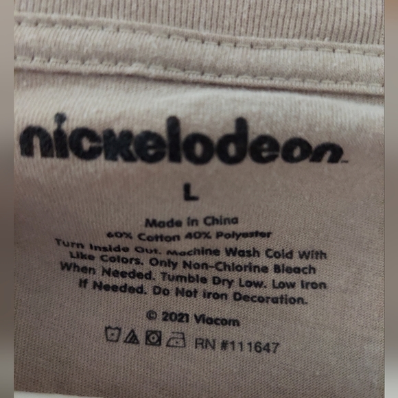 Rugrats crop top. Size L juniors - Picture 2 of 3